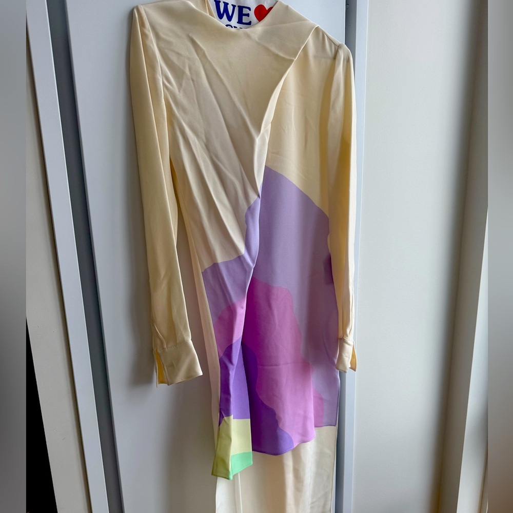 Loewe scarf top with purple  landscape